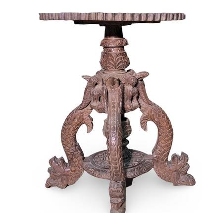 Wooden Handicraft Round Table