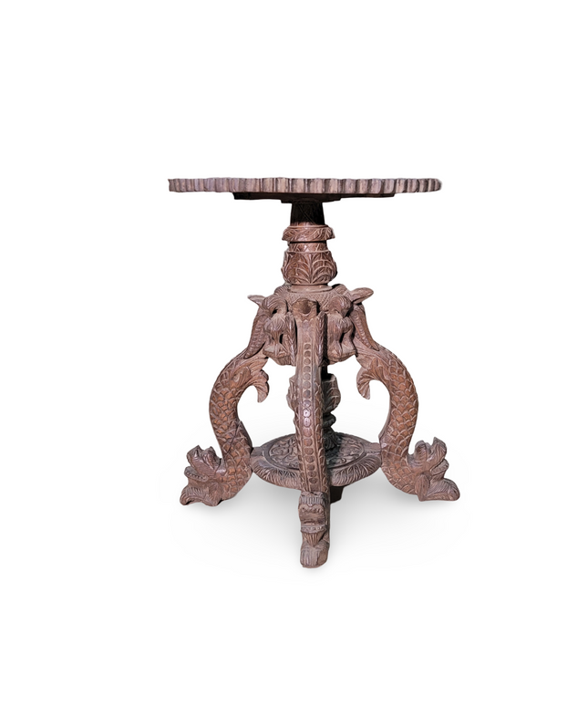 Wooden Handicraft Round Table