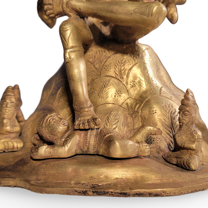 Golden Shiva Nataraja Statue
