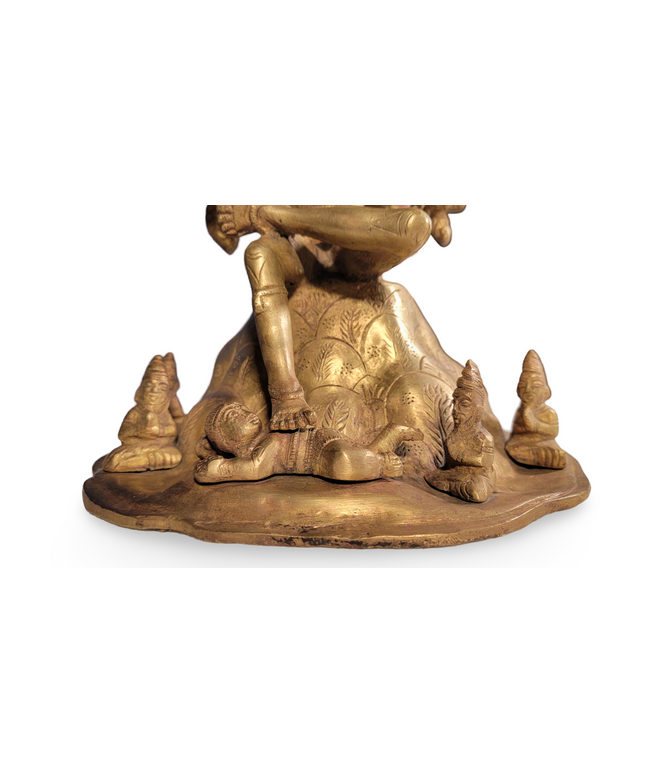 Golden Shiva Nataraja Statue