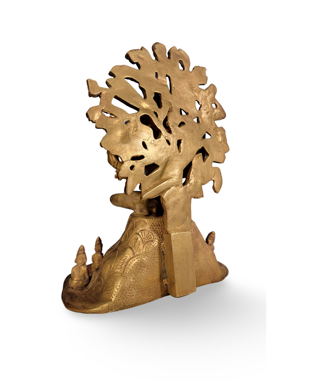 Golden Shiva Nataraja Statue