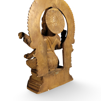 Brass Saraswati's Wisdom