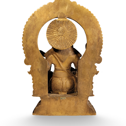 Brass Saraswati's Wisdom