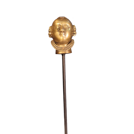 Brass Gauri Face