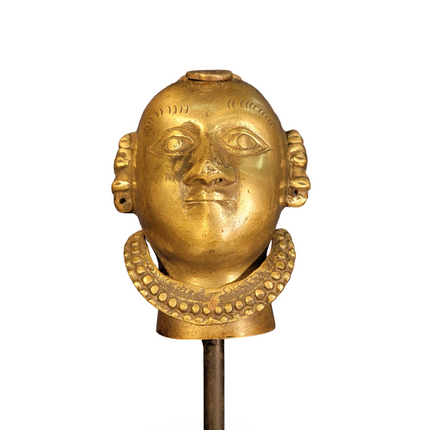 Brass Gauri Face