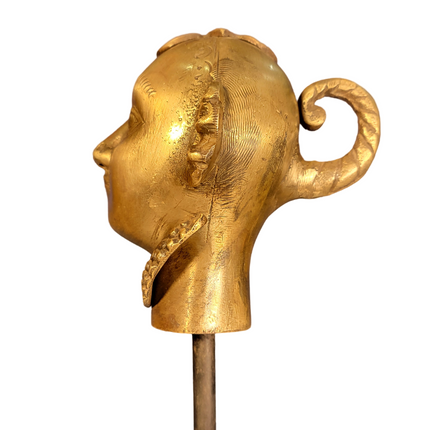Brass Gauri Face