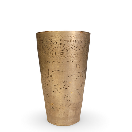Brass Embellish Glass