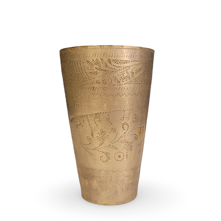 Brass Embellish Glass