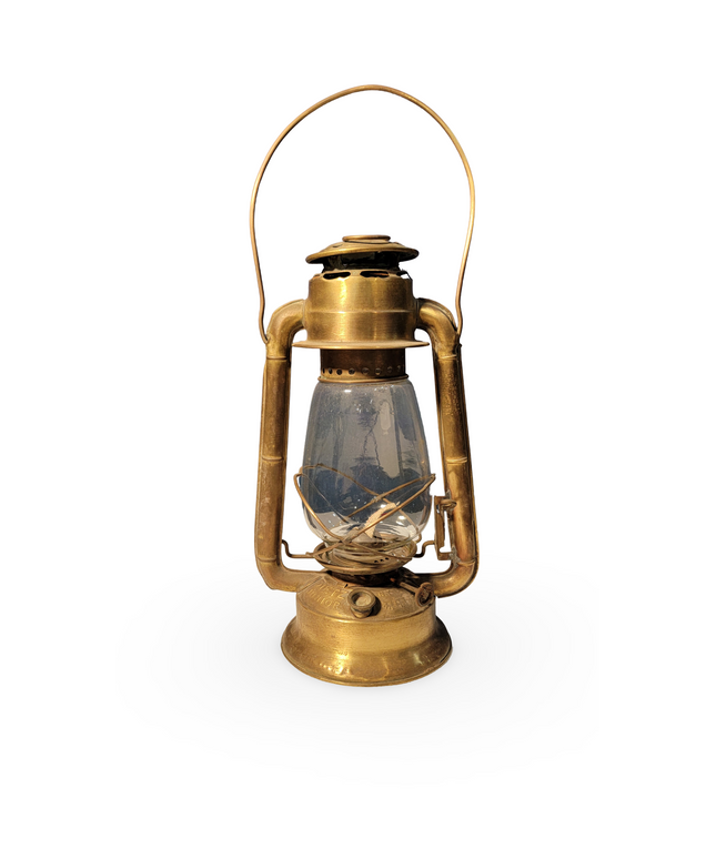 Vintage Brass Oil Lantern