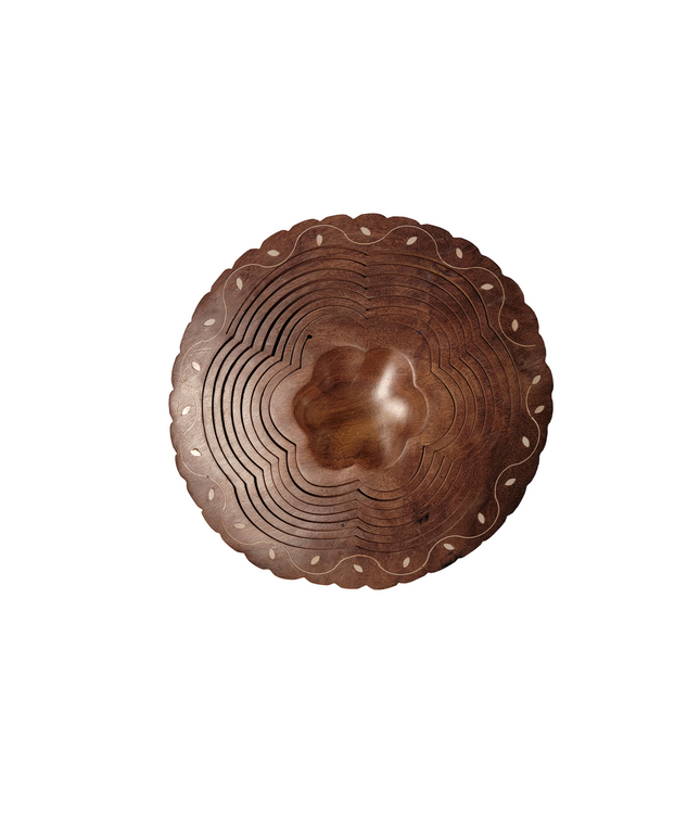 Wooden Slice Bowl