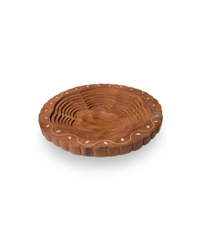 Wooden Slice Bowl